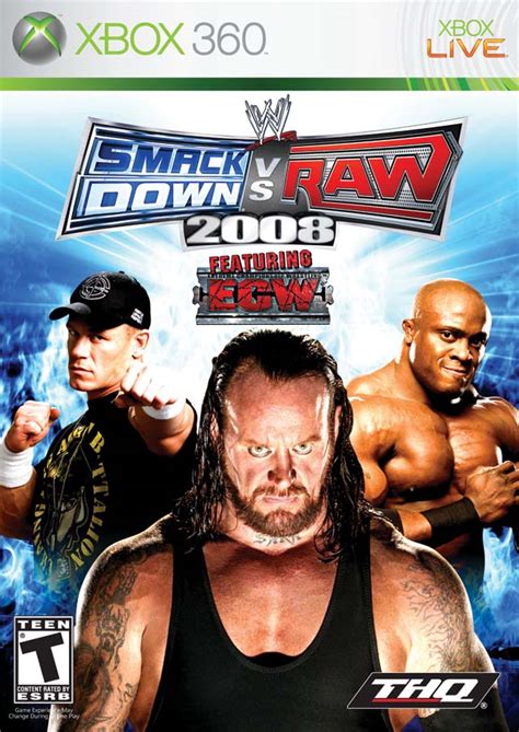 wwe 2008 xbox 360|WWE Smackdown vs. Raw 2008 .